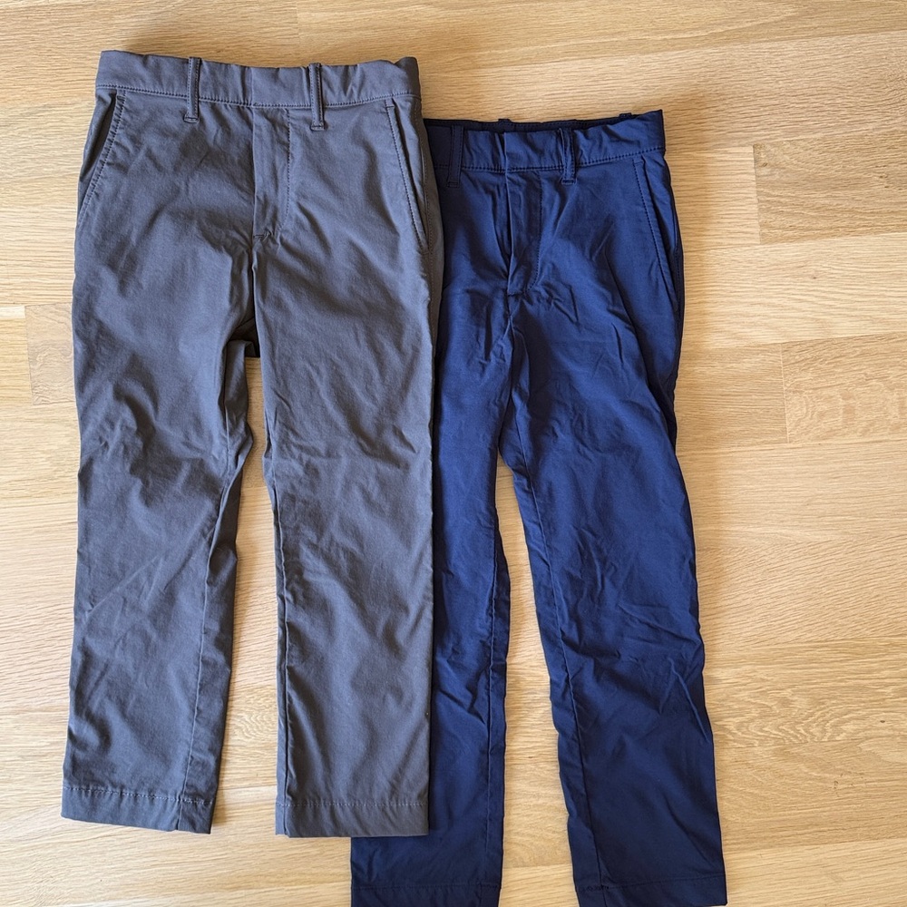 Crewcuts (Lot of 2) navy and grey Slim Stretch Kids Chinos